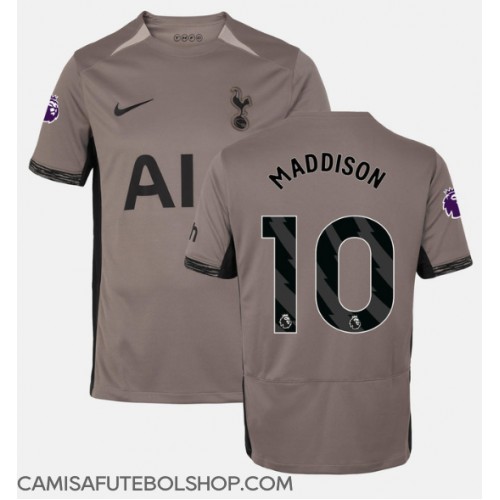 Camisa de time de futebol Tottenham Hotspur James Maddison #10 Replicas 3º Equipamento 2023-24 Manga Curta